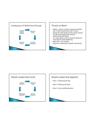 Depth leadership daniel crosby | PDF
