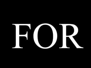 How to translate FOR O 