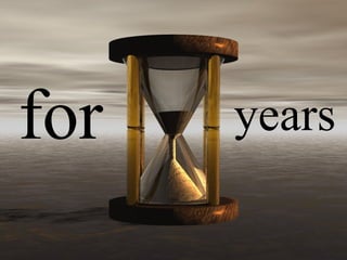 years for 