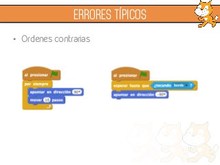 •  Ordenes contrarias
ERRORES TÍPICOS
 