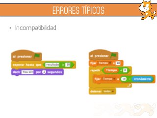 •  Incompatibilidad
ERRORES TÍPICOS
 