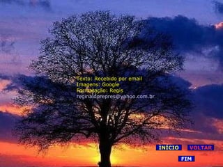 VOLTAR Texto: Recebido por email Imagens: Google Formatação: Regis [email_address] br INÍCIO FIM 
