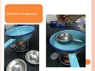 2-llevarlos a fuego lento
 