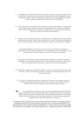 De quem será o presente