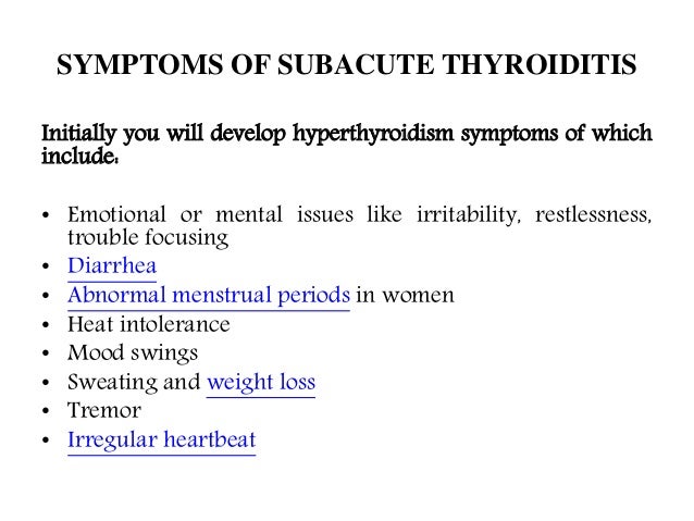 De Quervain S Subacute Thyroiditis Symptoms Causes Diagnosis And