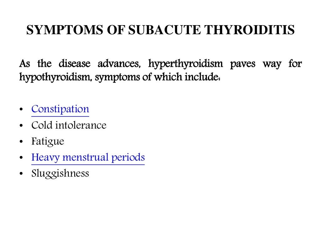 De Quervain's (subacute) thyroiditis Symptoms, causes, diagnosis and…