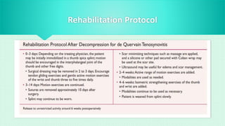 Rehabilitation Protocol
 