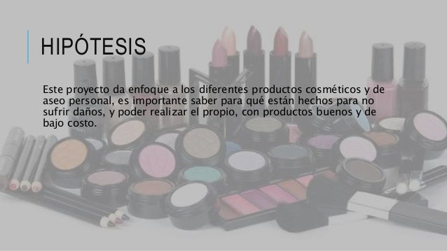 De qué están hechos los cosméticos