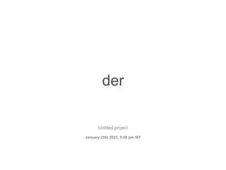 der
Untitled project
January 25th 2023, 5:08 pm IST
 