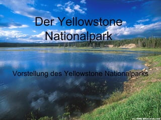 Der Yellowstone Nationalpark Vorstellung des Yellowstone Nationalparks 