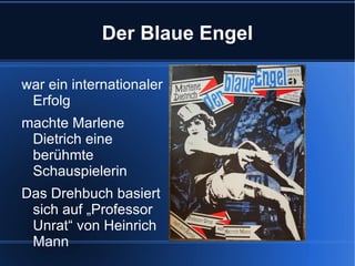 Er erfand Marlene Dietrich 