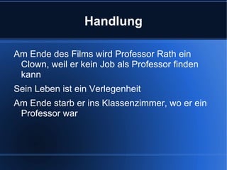 Marlene Dietrich Ihre erste Hauptrolle 
