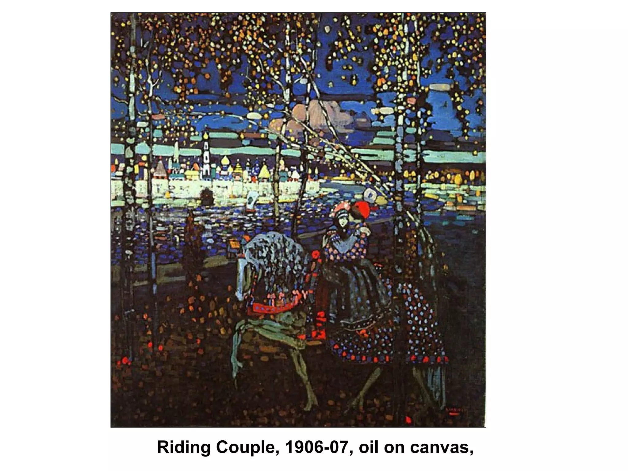 Riding Couple, 1906-07, oil on canvas,  