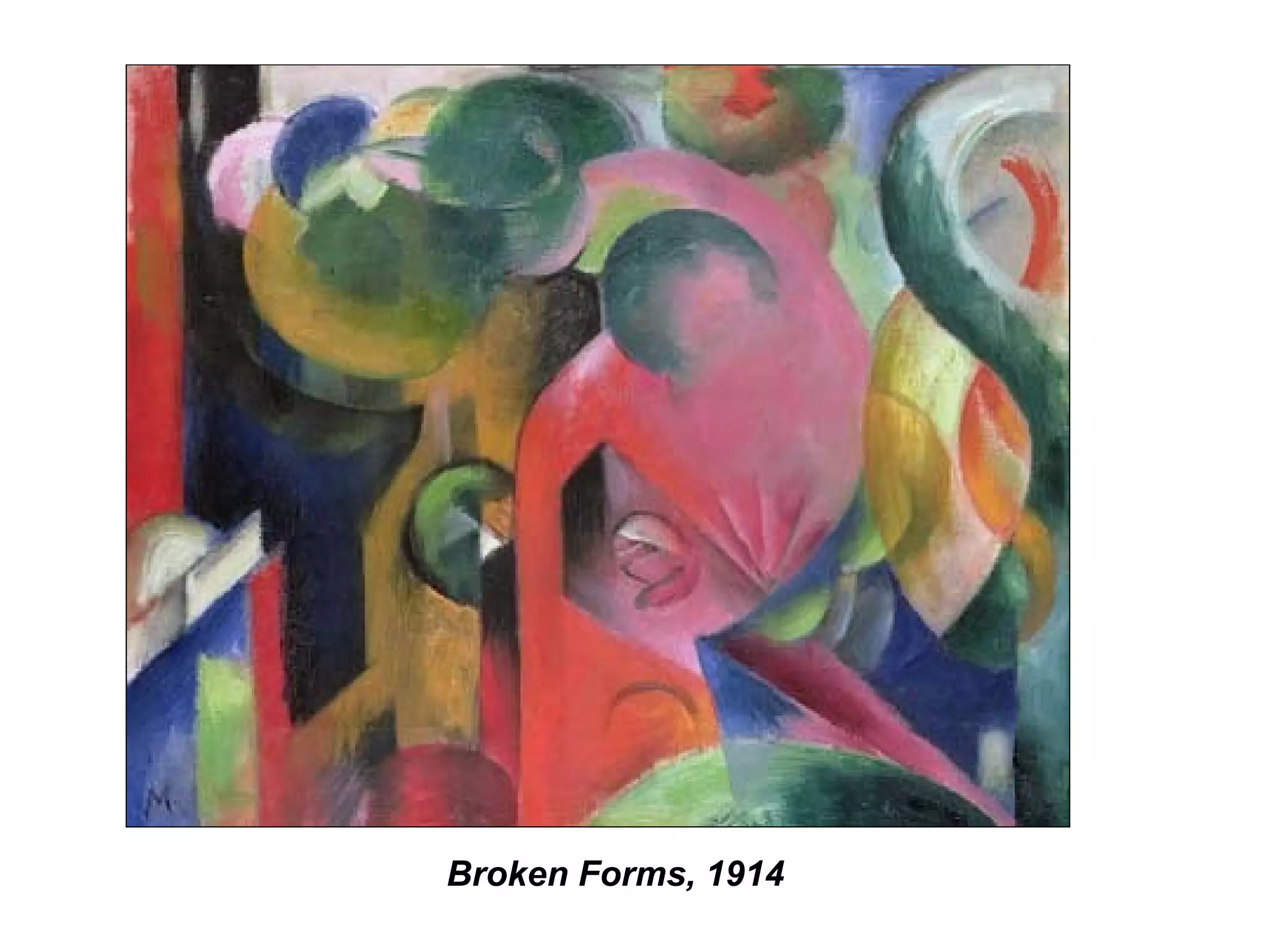 Broken Forms, 1914 