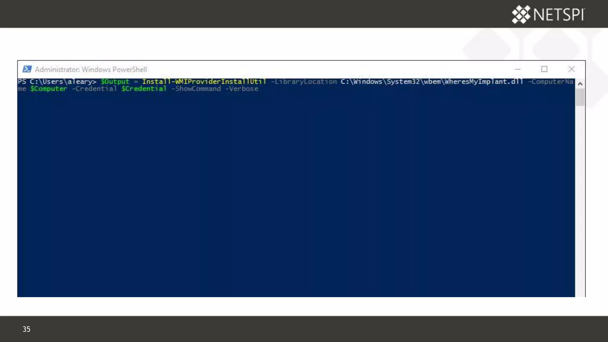 35 Confidential & Proprietary
 