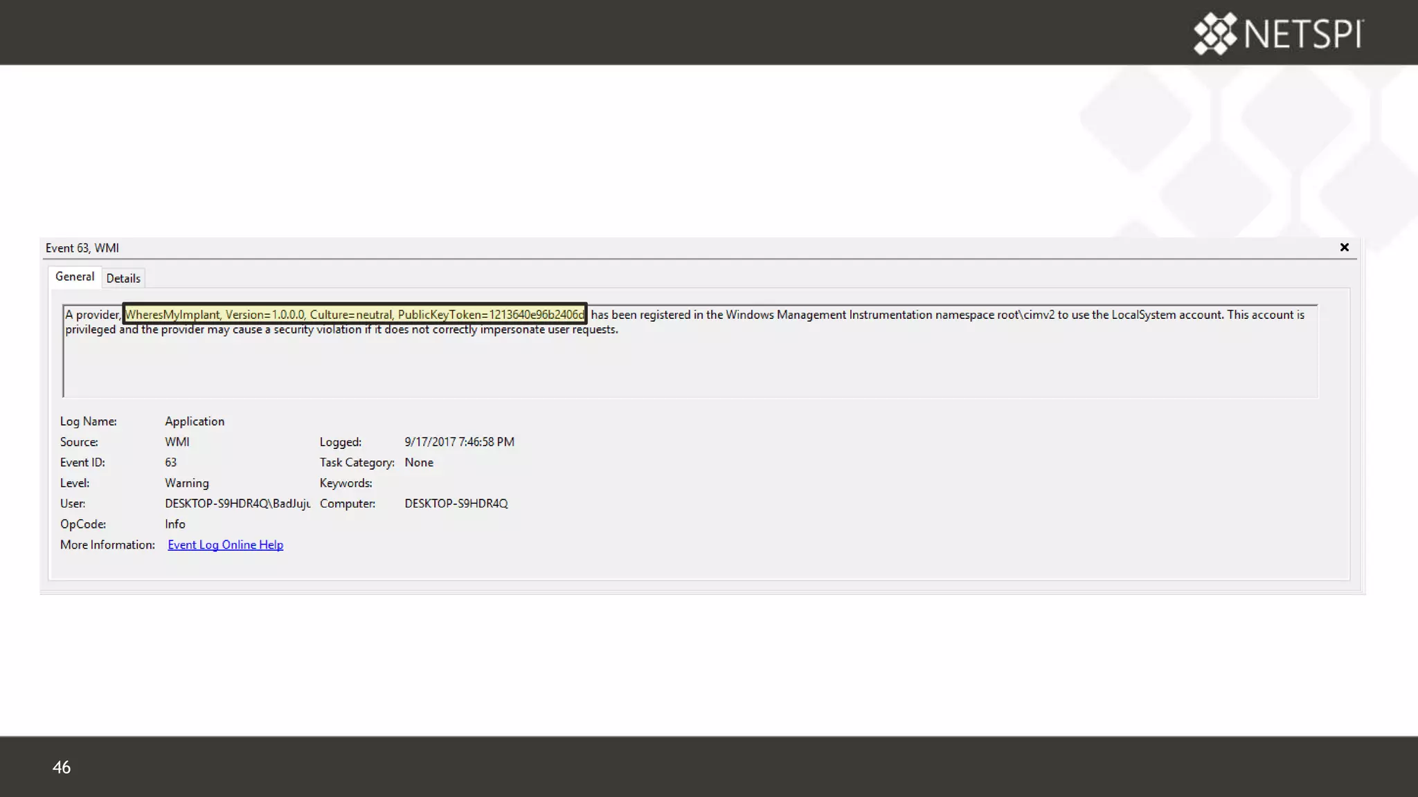 46 Confidential & Proprietary
 