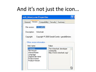 And it’s not just the icon…
 