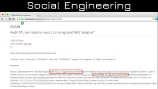 Social Engineering
 