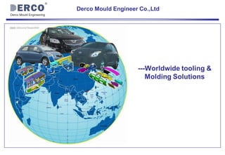 ---Worldwide tooling &
Molding Solutions
Derco Mould Engineer Co.,Ltd
 