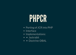WHAT ABOUT PHP?
 