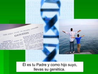 Él es tu Padre y como hijo suyo, llevas su genética.   