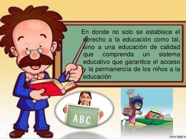 Derecho A La Educación De Los Niños 1