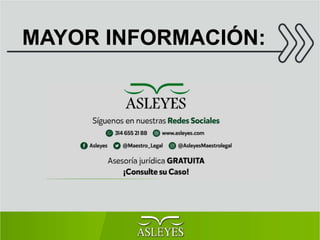 MAYOR INFORMACIÓN:
 