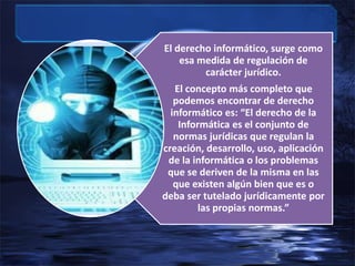 Derecho informatico | PPTX