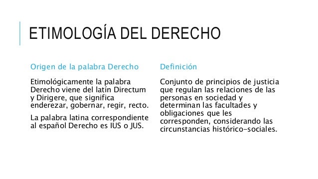 Derecho y otras acepiones