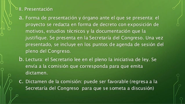 Proceso legislativo