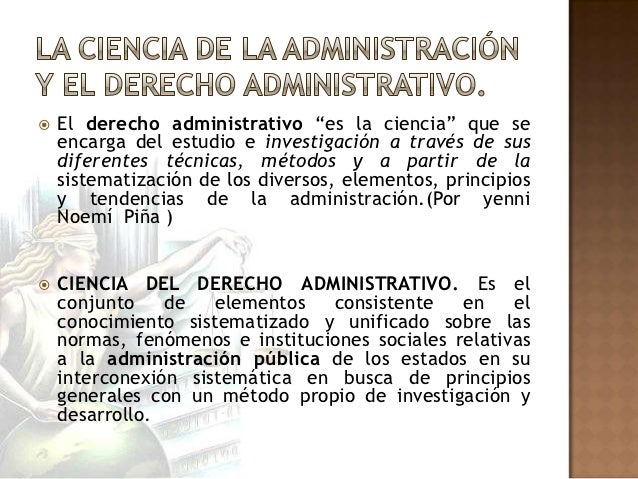Derecho administrativo