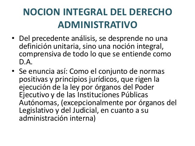 Ejemplos De Derecho Administrativo