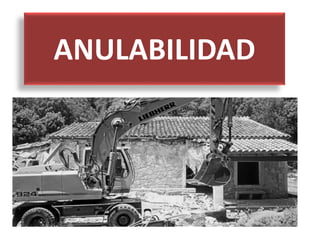 ANULABILIDAD
 