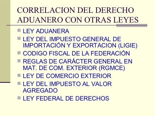 Derecho aduanero