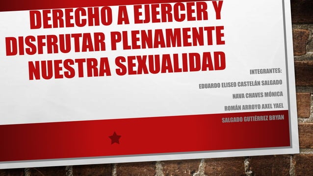 Ejercer Y Disfrutar Plenamente Tu Sexualidad www.slideshare.net
