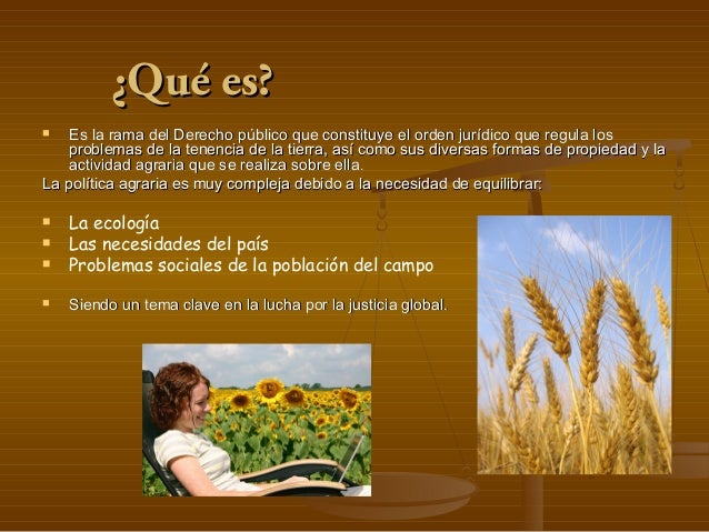 Derecho agrario