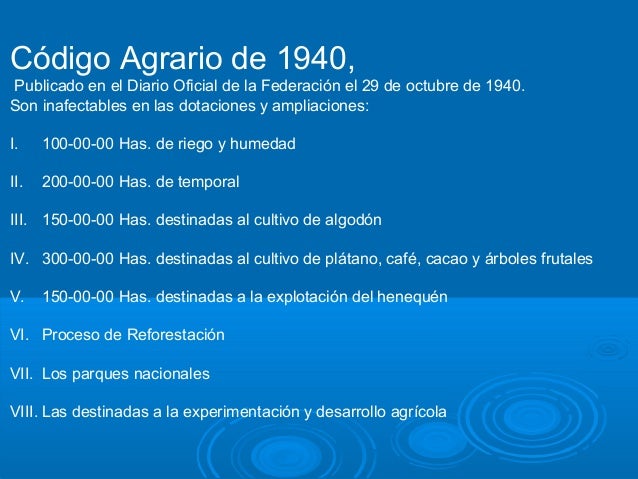 Derecho agrario UNAM