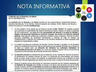 NOTA INFORMATIVA
 