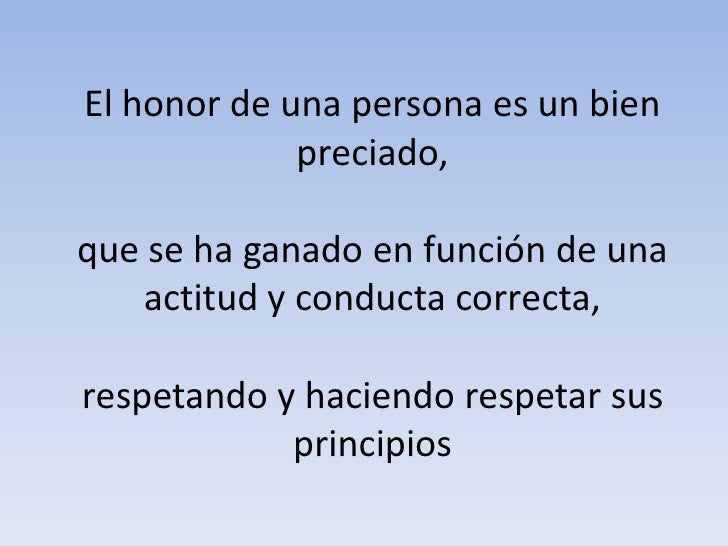 Derecho al honor