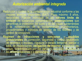Determinación
alcance estudio
+ previa consulta
AA afectadas y personas interesadas
(Órgano ambiental: INAGA)
Estudio de Impacto Ambiental
(el promotor)
Características, alternativas , efectos, medidas…
 Memoria Ambiental EAPP
Solicitud
+ Memoria proyecto
Conformidad órgano sustantivo
Sometimiento del Estudio a:
-Información pública
-Consultas
AA afectadas y personas interesadas
(Órgano sustantivo)
Declaración de
Impacto Ambiental
(INAGA, 4 meses, BOA)
 Memoria Ambiental EAPP
Autorizacióndel proyecto
(órgano sustantivo)
Procedimiento
(simplificado)
EIA
 