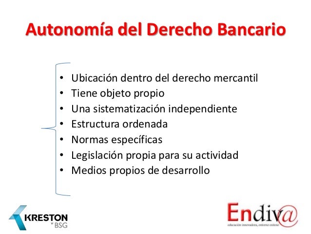 Derecho bancario 1