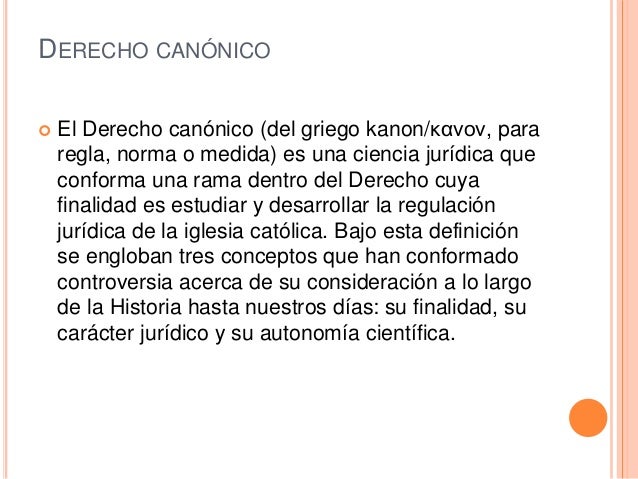 Derecho canónico