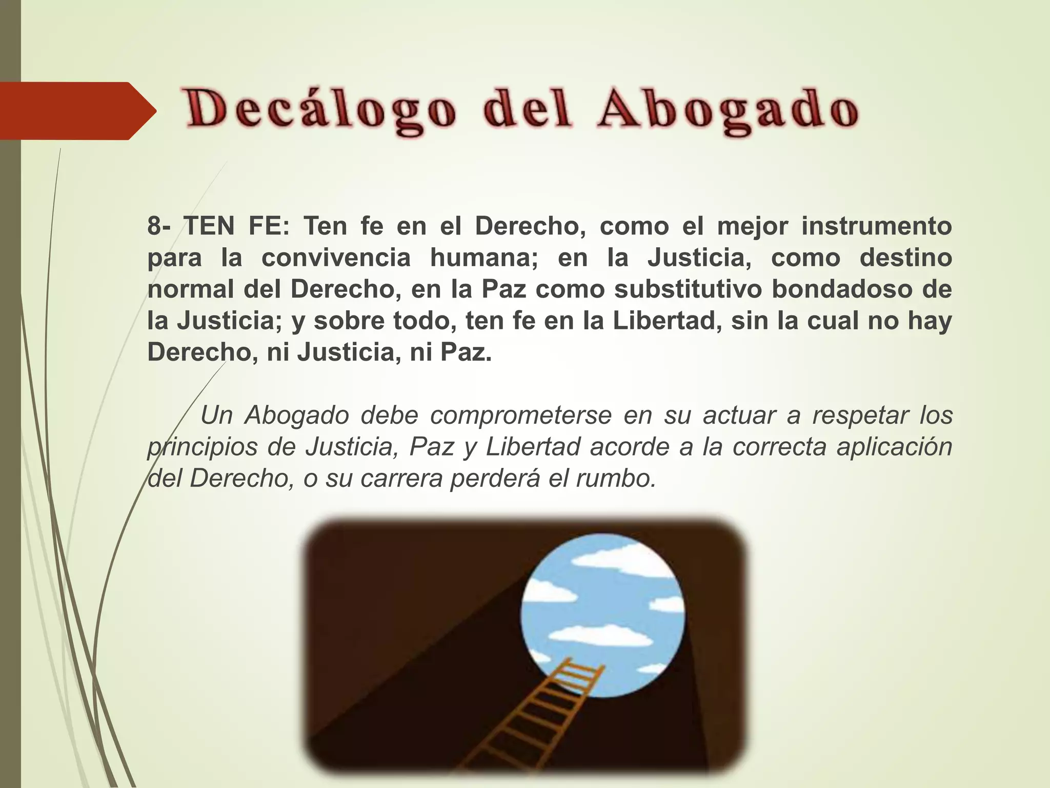 Decálogo del Abogado de Eduardo Couture Decálogo del Abogado de Eduardo Couture