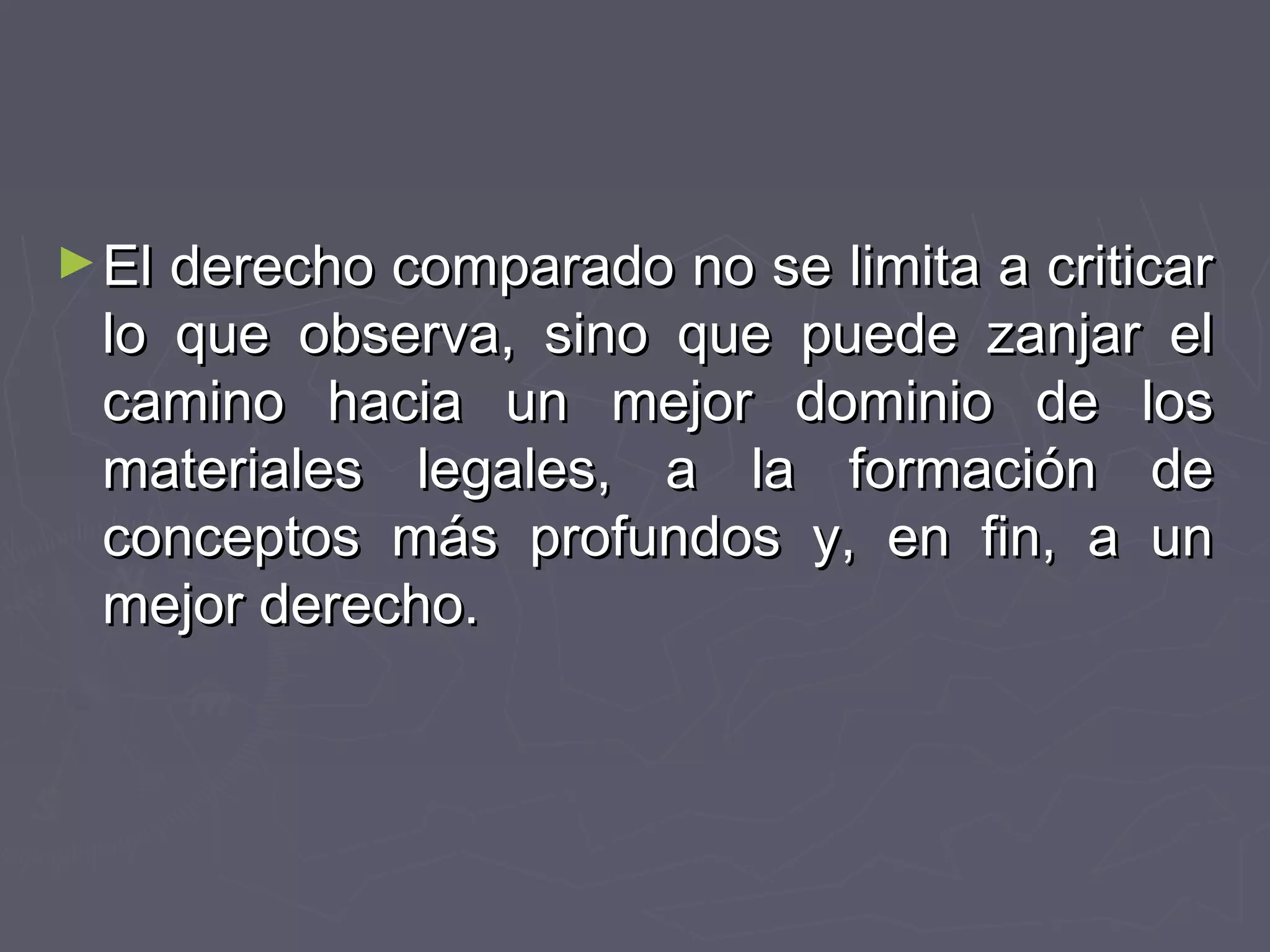 Derecho comparado 1 PPT