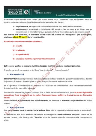 Derecho Constitucional Argentino  modulo 2 -