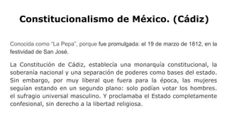 ENTRANDO DE LLENO A MÉXICO:
1.Decreto Constitucional para la Libertad de la América Mexicana del 22 de
octubre de 1814. (A...