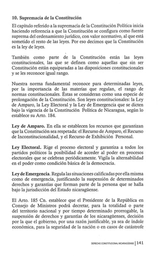 Derecho Constitucional Nicaragüense UCA