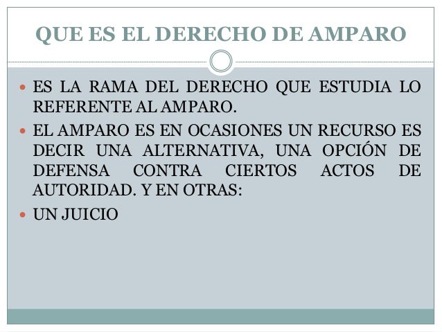 Amparo Definicion Rae _ Concepto de Amparo ️¿Que es? Definición y ...