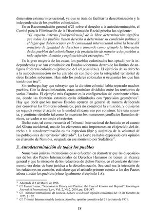Derecho de los pueblos a la auto determinación | PDF